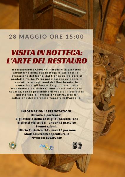Saluzzo- Visita in Bottega: l'arte del restauro