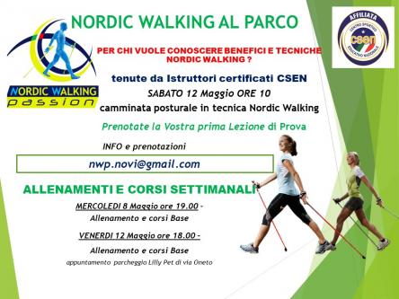 Nordic Walking al Parco