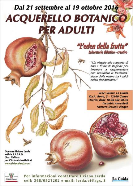 Corso di acquerello botanico per adulti: 
