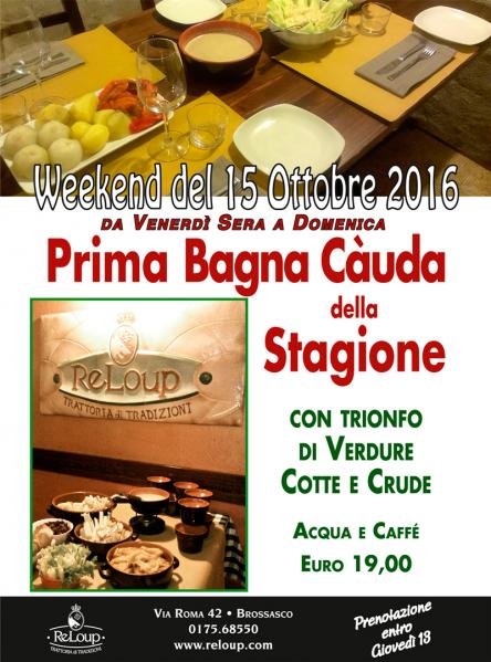 Prima Bagna Cauda della Stagione!
