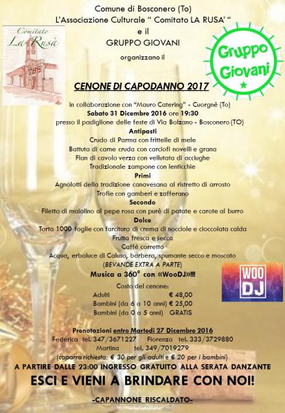 CENONE DI CAPODANNO