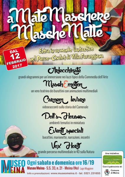 SUL LAGO MAGGIORE “AMATE MASCHERE” PER UN CARNEVALE MULTIMEDIALE