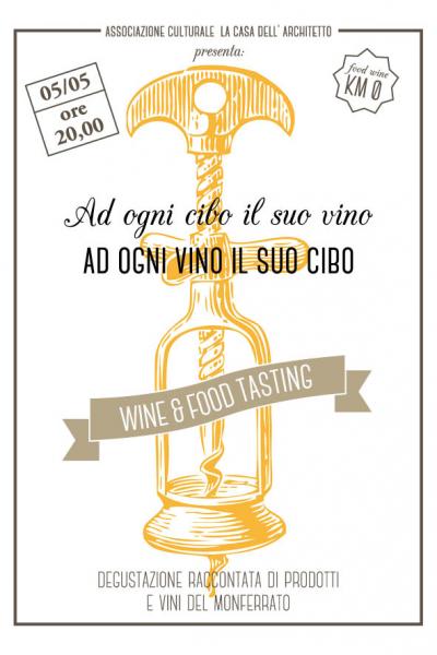 Ad ogni cibo il suo vino ad ogni vino il suo cibo