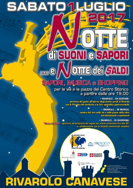 Notte di suoni e sapori e...Notte dei saldi