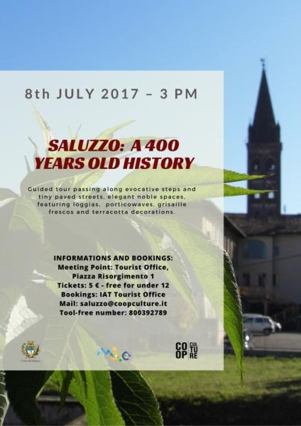 Guided tour in old town of Saluzzo