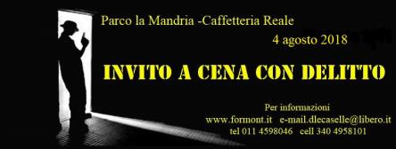 Apericena con Delitto al Parco la Mandria