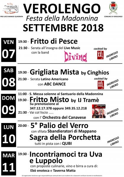 Festa Patronale della Madonnina 2018
