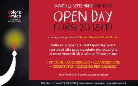 OPEN DAY DEI CORSI BELLE ARTI