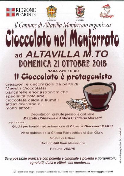 Cioccolato nel Monferrato