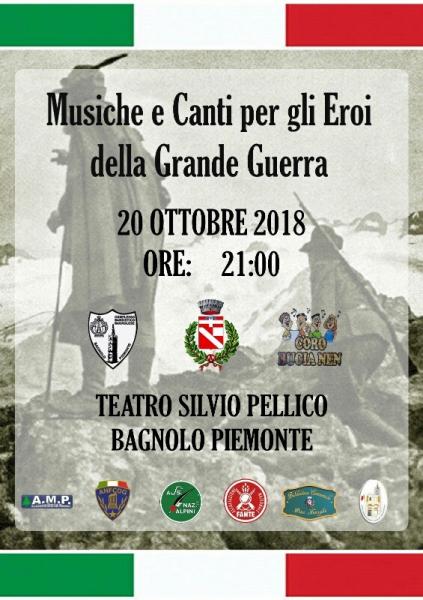 Canti e  Musiche per Gli Eroi della Grande Guerra