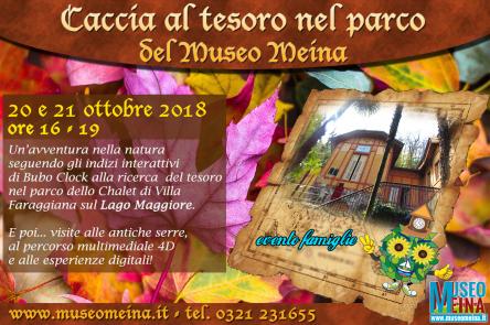 CACCIA AL TESORO NEL PARCO DEL MUSEO MEINA SUL LAGO MAGGIORE