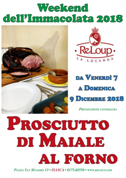 Prosciutto al Forno. Affettato al tavolo.