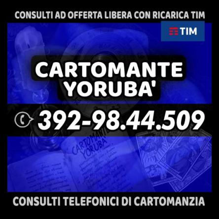 Cartomante Yoruba' - Consulto telefonico con offerta libera ricarica TIM