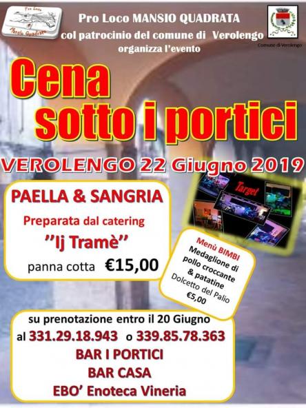 Cena sotto i Portici