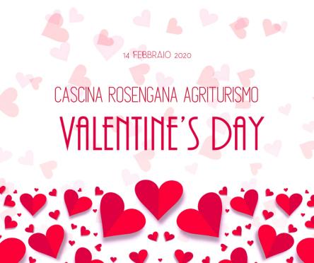 Valentine day's 2020 at Cascina Rosengana