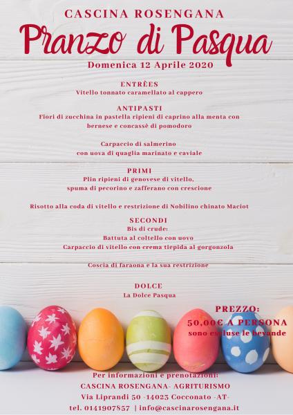 Pranzo di Pasqua in Riviera del Monferrato