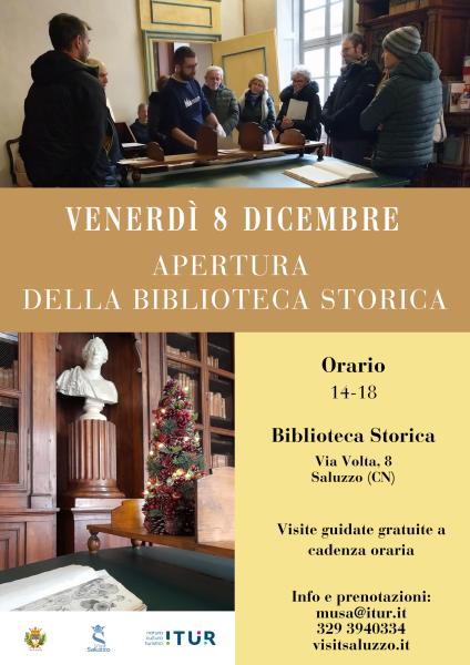 Apertura della Biblioteca Storica di Saluzzo