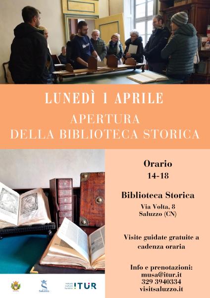 Apertura della Biblioteca Storica di Saluzzo