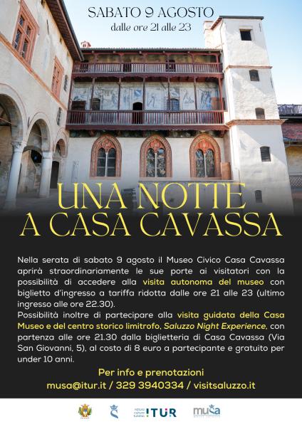 Una notte a Casa Cavassa