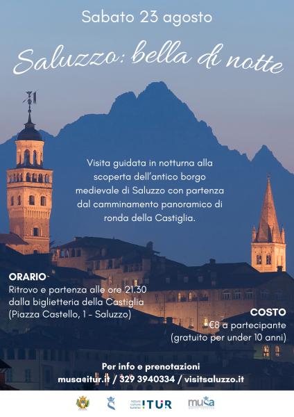 Saluzzo: bella di notte