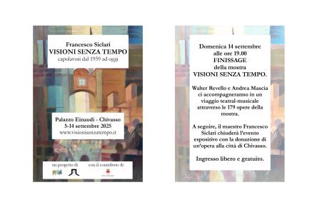 Finissage della mostra Visioni senza tempo del maestro Francesco Siclari